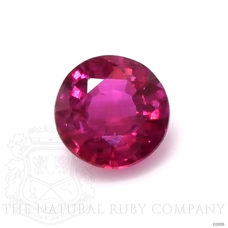 Pave Ruby Ring 0.55 Ct., 14K Yellow Gold