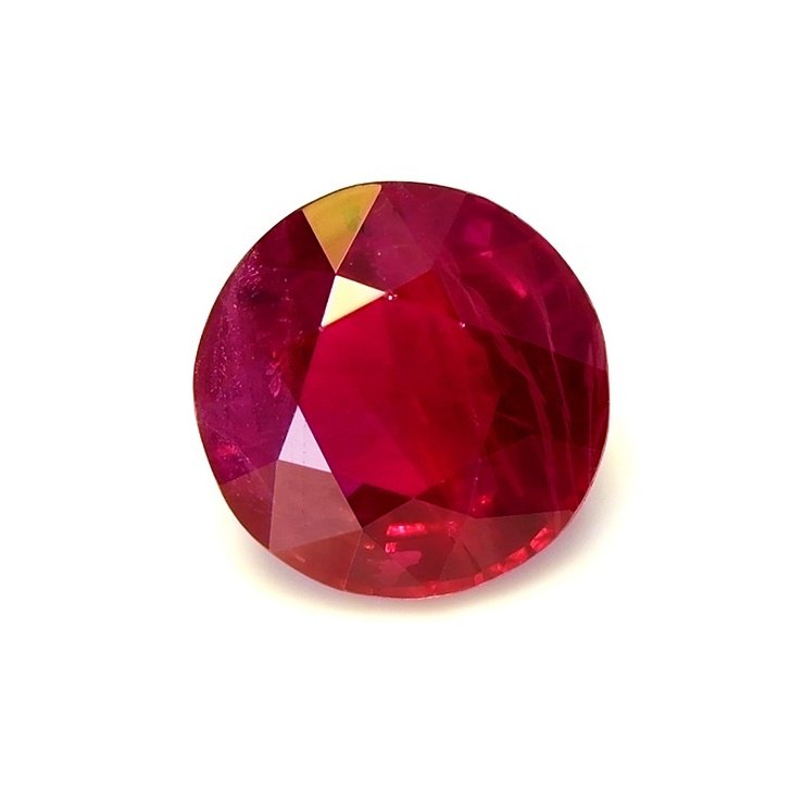 Loose Purplish Red Ruby - Round 0.94 Ct. - #R12027 | The Natural