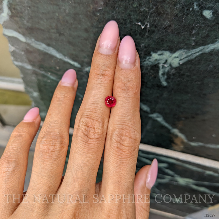 0.94 Ct. Pinkish Red Ruby from Burma (Myanmar)