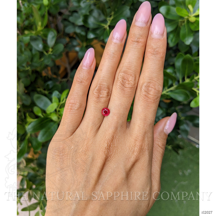 0.94 Ct. Pinkish Red Ruby from Burma (Myanmar)