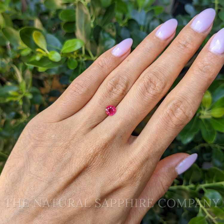 0.84 Ct. Pinkish Red Ruby from Burma (Myanmar)