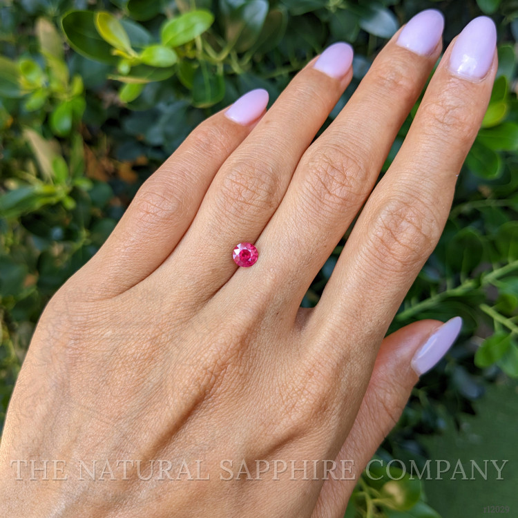 0.85 Ct. Pinkish Red Ruby from Burma (Myanmar)