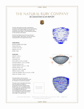 0.56 Ct. Ruby from Burma (Myanmar) 3 D Scan Report