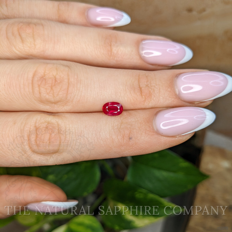 0.85 Ct. Pinkish Red Ruby from Burma (Myanmar)