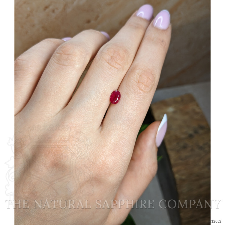 0.91 Ct. Pinkish Red Ruby from Burma (Myanmar)