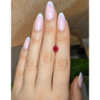 1.14 Ct. Pinkish Red Ruby from Burma (Myanmar) Life Style