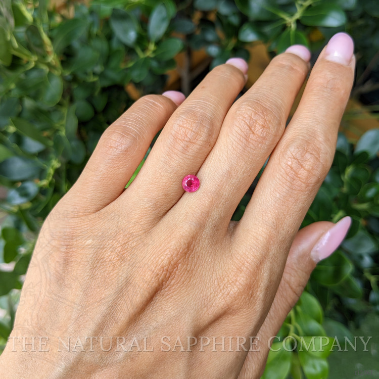 0.70 Ct. Pinkish Red Ruby from Burma (Myanmar)