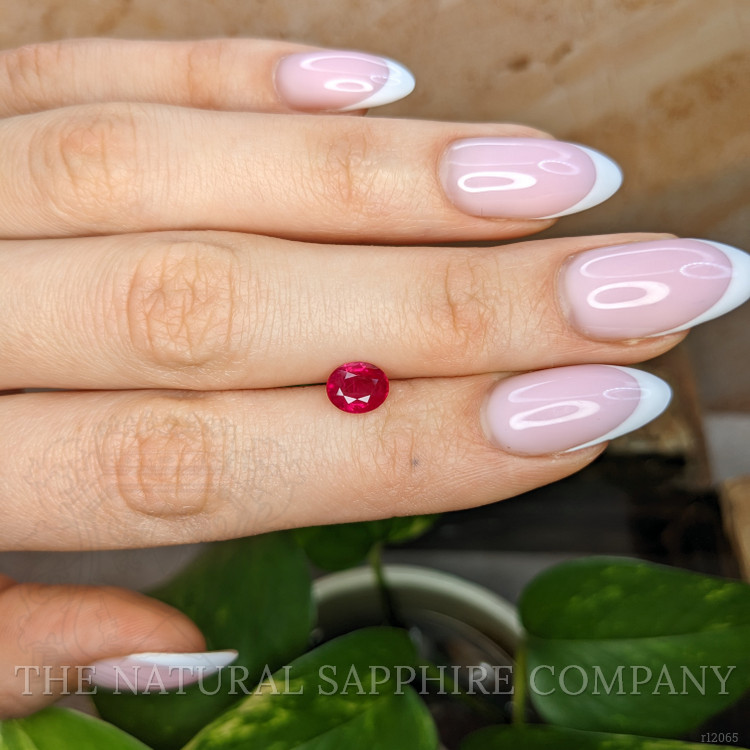 1.24 Ct. Pinkish Red Ruby from Burma (Myanmar)