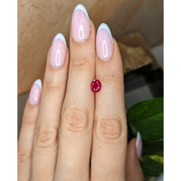 1.24 Ct. Pinkish Red Ruby from Burma (Myanmar) Life Style