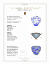 0.52 Ct. Ruby from Burma (Myanmar) 3 D Scan Report