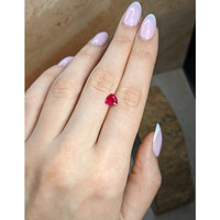 1.16 Ct. Pinkish Red Ruby from Burma (Myanmar) Life Style