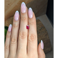1.08 Ct. Pinkish Red Ruby from Burma (Myanmar) Life Style