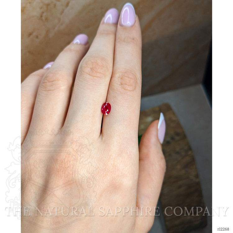 0.99 Ct. Pinkish Red Ruby from Burma (Myanmar)