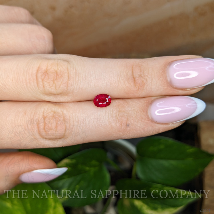 0.99 Ct. Pinkish Red Ruby from Burma (Myanmar)