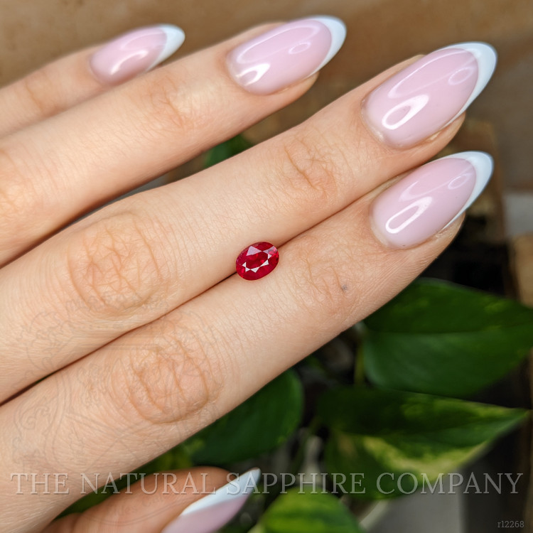 0.99 Ct. Pinkish Red Ruby from Burma (Myanmar)