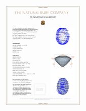 0.62 Ct. Ruby from Burma (Myanmar) 3 D Scan Report