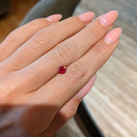 0.54 Ct. Ruby from Burma (Myanmar) Life Style