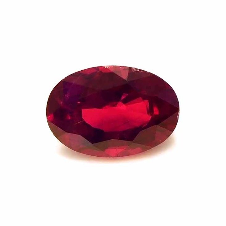 Loose Ruby - Oval 0.61 Ct. - #R12291 | The Natural Ruby Company
