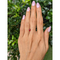 0.61 Ct. Ruby from Burma (Myanmar) Life Style