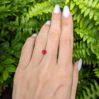 0.62 Ct. Ruby from Thailand Life Style