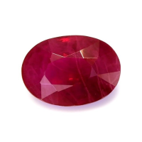 Antique Style Ruby Ring 0.97 Ct., 18K Yellow Gold Combination Stone