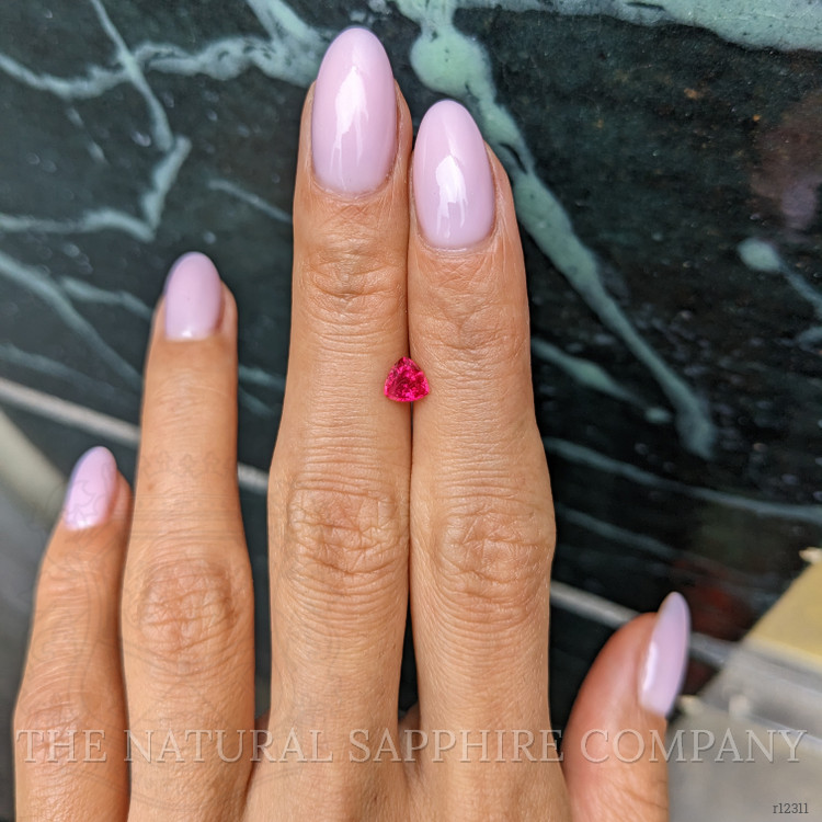 0.57 Ct. Pinkish Red Ruby from Burma (Myanmar)