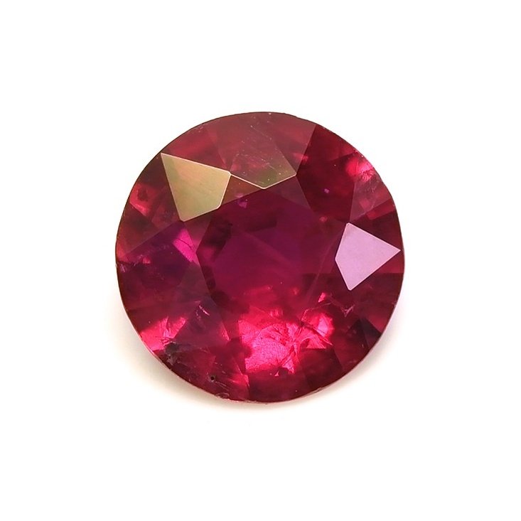 Loose Pinkish Red Ruby - Round 0.58 Ct. - #R12336 | The Natural