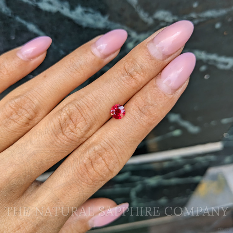 0.58 Ct. Pinkish Red Ruby from Burma (Myanmar)
