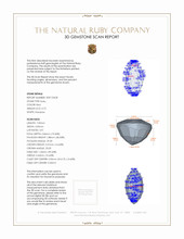 0.75 Ct. Ruby from Burma (Myanmar) 3 D Scan Report