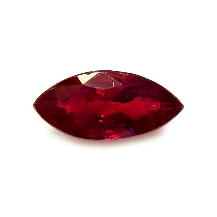 Ruby Pendant 0.58 Ct. 18K Yellow Gold | The Natural Ruby Company