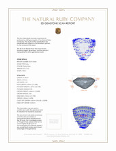 0.52 Ct. Ruby from Burma (Myanmar) 3 D Scan Report