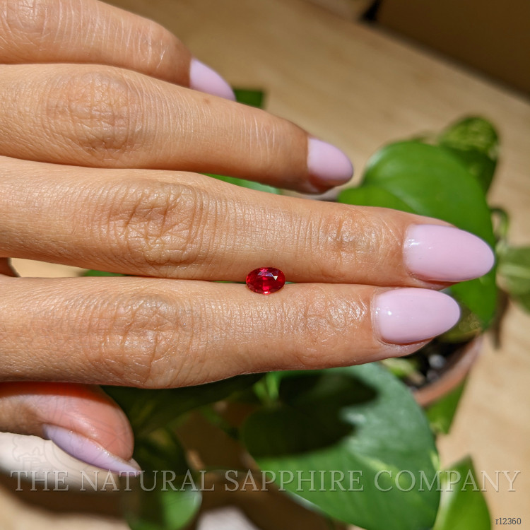0.69 Ct. Pinkish Red Ruby from Thailand