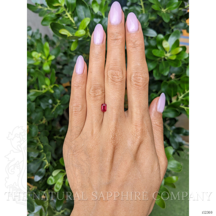 0.78 Ct. Pinkish Red Ruby from Burma (Myanmar)
