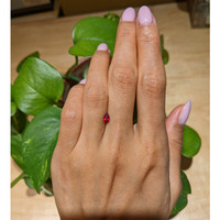 0.36 Ct. Ruby from Thailand Life Style