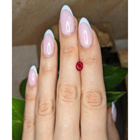 1.01 Ct. Pinkish Red Ruby from Burma (Myanmar) Life Style