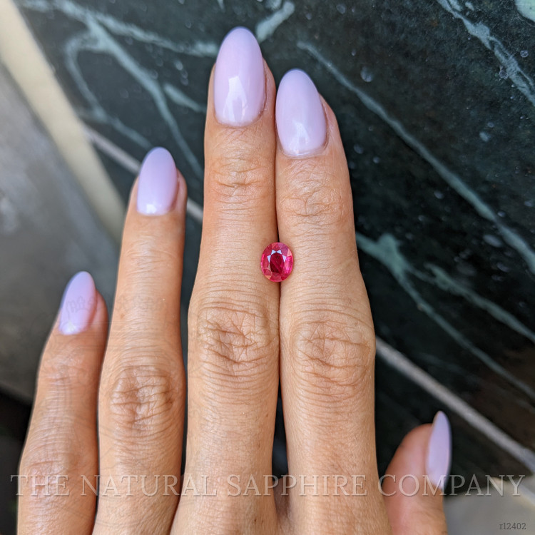 1.19 Ct. Pinkish Red Ruby from Burma (Myanmar)