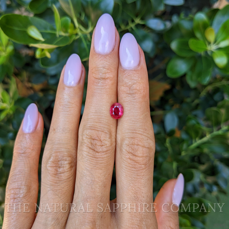 1.19 Ct. Pinkish Red Ruby from Burma (Myanmar)