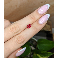 1.11 Ct. Pinkish Red Ruby from Burma (Myanmar) Life Style
