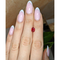 1.11 Ct. Pinkish Red Ruby from Burma (Myanmar) Life Style
