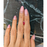 1.14 Ct. Pinkish Red Ruby from Burma (Myanmar) Life Style