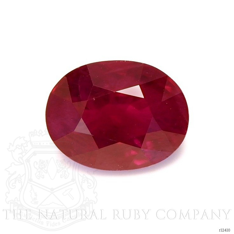 Pave Ruby Ring 1.28 Ct., 18K White Gold