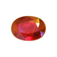 Antique Style Ruby Ring 1.50 Ct., 14K White Gold Combination Stone