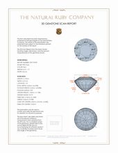 1.19 Ct. Ruby from Burma (Myanmar) 3 D Scan Report
