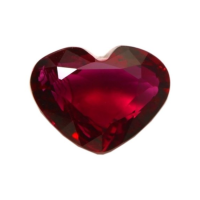 Accent Stones Ruby Ring 1.65 Ct., 18K Rose Gold Combination Stone