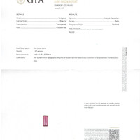 1.57 Ct. Ruby from Thailand (Siam) Scan Report