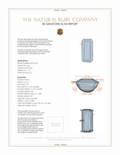 1.57 Ct. Ruby from Thailand 3 D Scan Report