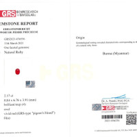 2.17 Ct. Ruby from Burma (Myanmar) Scan Report