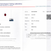 3.19 Ct. Ruby from Mozambique Scan Report