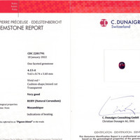 4.13 Ct. Ruby from Mozambique Scan Report