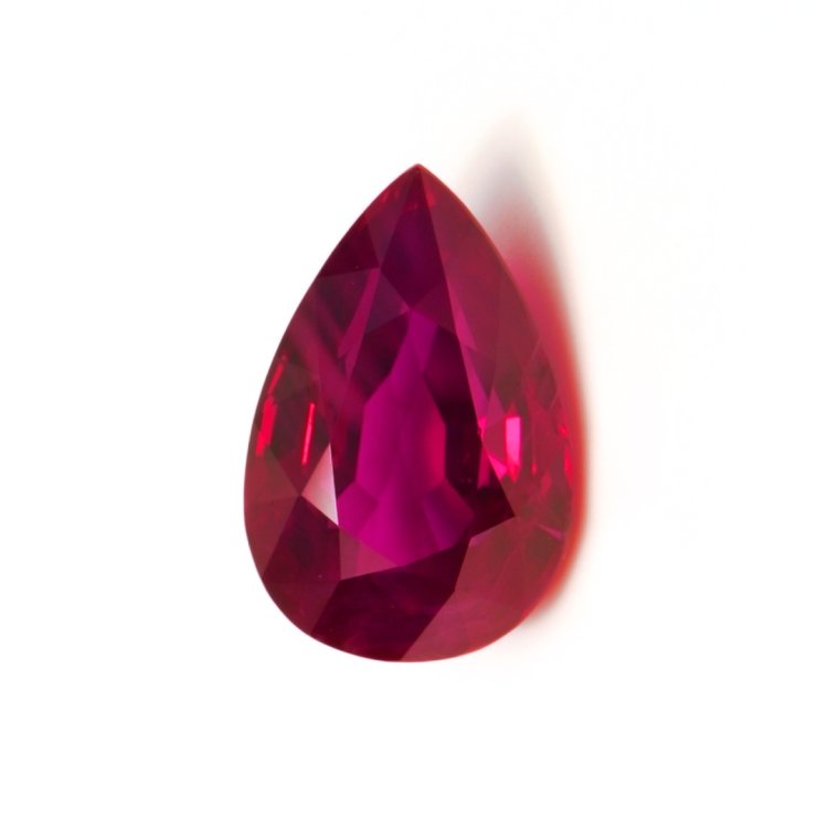 11.41 CTS Certified Natural Ruby Pear Cabochon 15x11.50 mm Reddish shops Shade Loose Gemstone